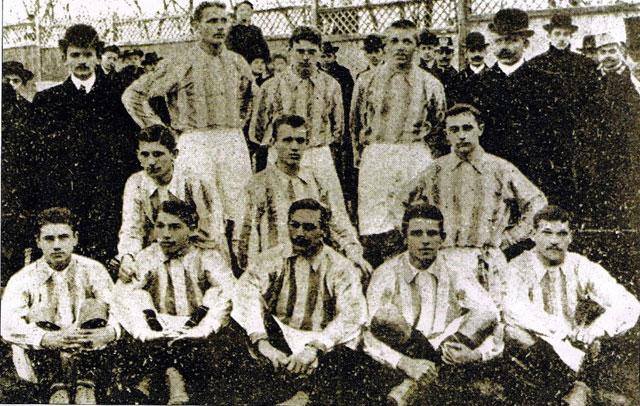 Le Ferencvaros en 1905 | © tempofradi.hu