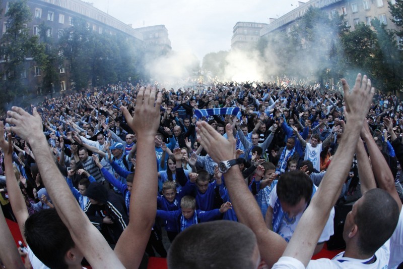 Célébration de la montée en III Liga (4eme division) | © nh2010.pl